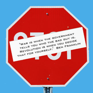 Autocollant De Voiture Stick pare-chocs de Benjamin Franklin Revolution