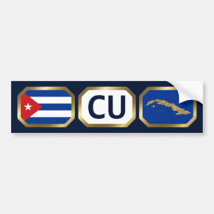 Autocollant De Voiture Stick pare-chocs de code de la carte du drapeau de