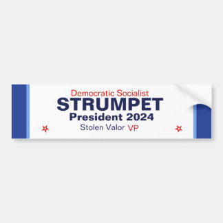 Autocollant De Voiture Sticke pare-chocs du président STRUMPET Inaugurati