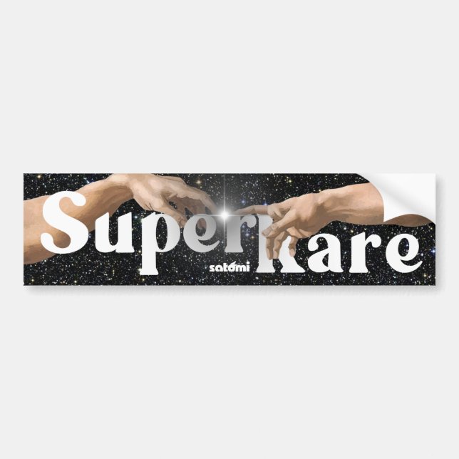 Autocollant De Voiture Sticker à sangle satomi motorsport "Super Rare v2" (Devant)
