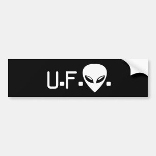 Autocollant De Voiture Sticker Alien UFO