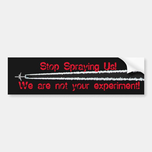Autocollant De Voiture Sticker anti Chem Trail (Devant)