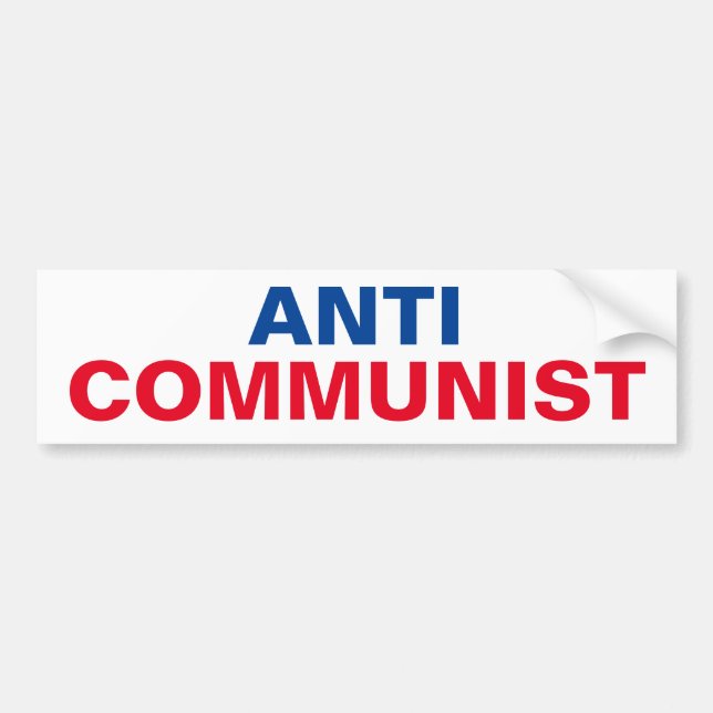 Autocollant De Voiture Sticker anti-communiste (Devant)