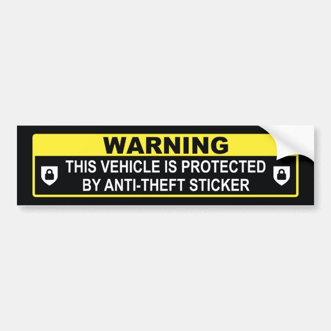 Autocollant De Voiture Sticker anti-vol (Devant)