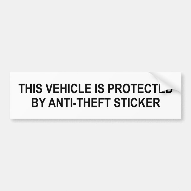 Autocollant De Voiture Sticker anti-vol (Devant)
