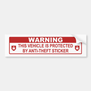Autocollant De Voiture Sticker anti-vol