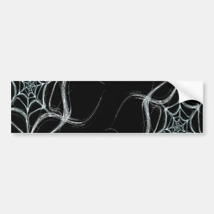 Autocollant De Voiture Sticker Arrière - plan Fractal Spider Web