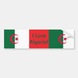 Autocollant De Voiture Sticker avec Drapeau d'Algérie