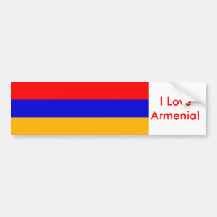 Autocollant De Voiture Sticker avec Drapeau d'Arménie