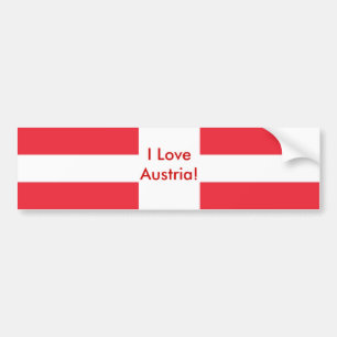 Autocollant De Voiture Sticker avec Drapeau d'Autriche