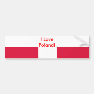 Autocollant De Voiture Sticker avec Drapeau de Pologne