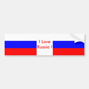 Autocollant De Voiture Sticker avec le drapeau de la Russie