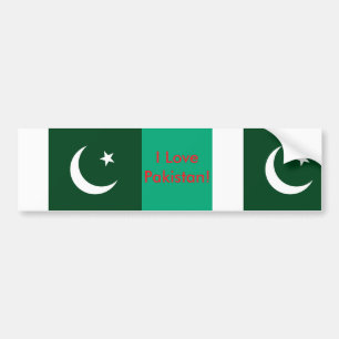 Autocollant De Voiture Sticker avec le drapeau du Pakistan