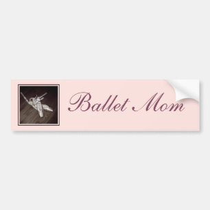Autocollant De Voiture Sticker 'Ballet Mom'