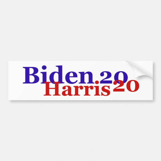Autocollant De Voiture Sticker Biden Harris Bumper (Devant)