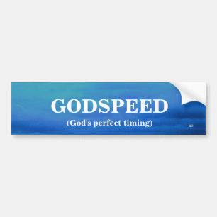 AUTOCOLLANT DE VOITURE STICKER BOUMPEUR À GODSPEED