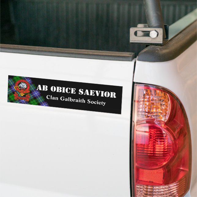 Autocollant De Voiture Sticker Clan Galbraith (Sur camion)
