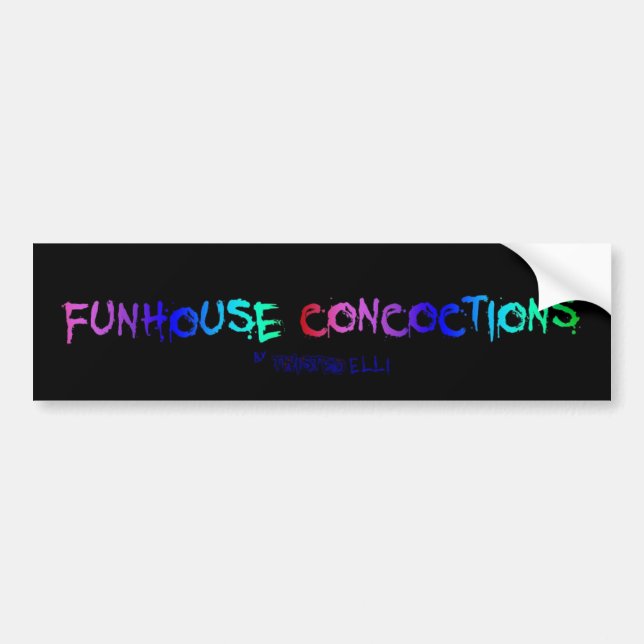 Autocollant De Voiture Sticker Concoctions FunHouse (Devant)