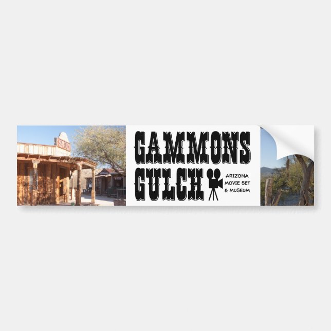 Autocollant De Voiture Sticker de la série de films Gammons Gulch (Devant)