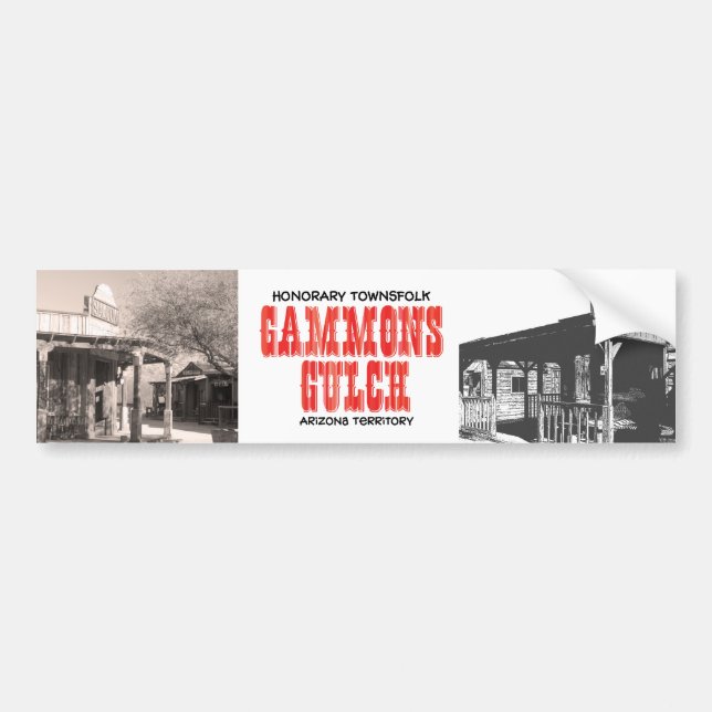 Autocollant De Voiture Sticker de la série de films Gammons Gulch (Devant)