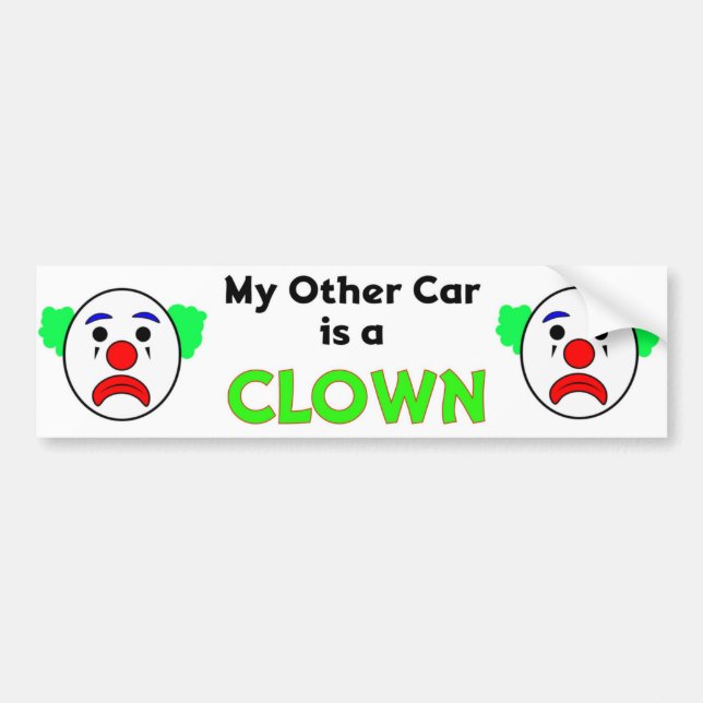 Autocollant De Voiture Sticker de pare-chocs amusant (Devant)