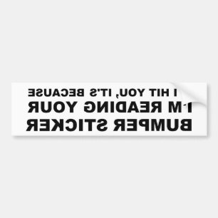 Autocollant De Voiture Sticker de pare-chocs amusant