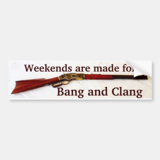 Autocollant De Voiture Sticker de pare-chocs Bang & Clang Cowboy Action