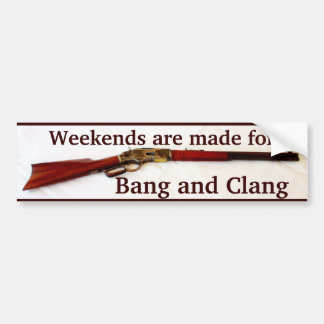 Autocollant De Voiture Sticker de pare-chocs Bang & Clang Cowboy Action
