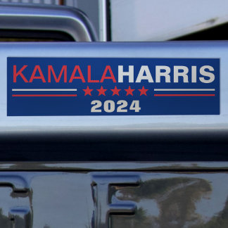 Autocollant De Voiture Sticker de pare-chocs bleu de campagne Kamala Harr