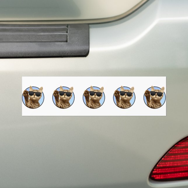 Autocollant De Voiture Sticker de pare-chocs cool (En voiture)