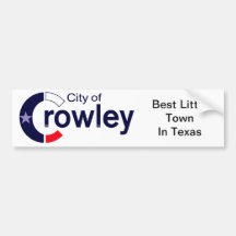 Sticker de pare-chocs Crowley, Texas
