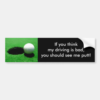 Autocollant De Voiture Sticker de pare-chocs de conduite défectueux