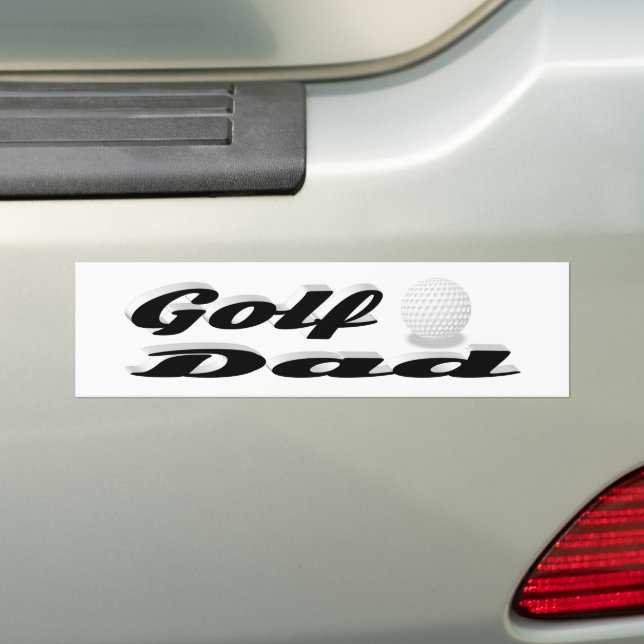 Autocollant De Voiture Sticker de pare-chocs de golf papa (En voiture)