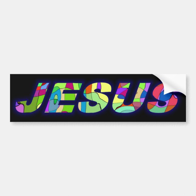 Autocollant De Voiture sticker de pare-chocs de Jésus (Devant)