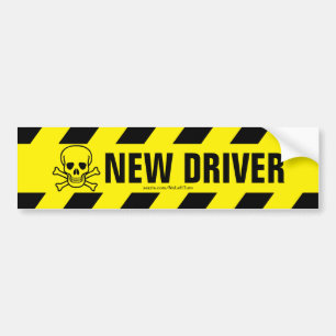 Autocollant De Voiture Sticker de pare-chocs de nouveau pilote