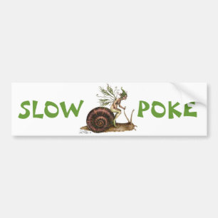 Autocollant De Voiture Sticker de pare-chocs de Poke Lent