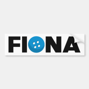 Autocollant De Voiture sticker de pare-chocs Fiona bouton