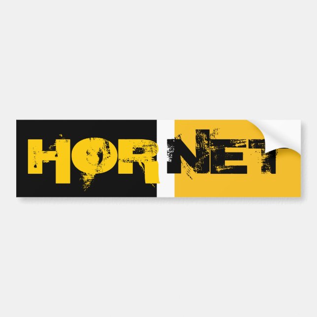 Autocollant De Voiture Sticker de pare-chocs HORNET (Devant)