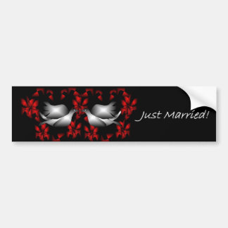 Autocollant De Voiture Sticker de pare-chocs juste marié