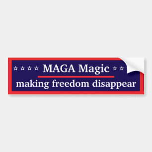 Autocollant De Voiture Sticker de pare-chocs magique MAGA