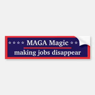 Autocollant De Voiture Sticker de pare-chocs magique MAGA