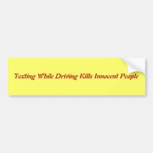 Autocollant De Voiture Sticker de pare-chocs pendant la conduite