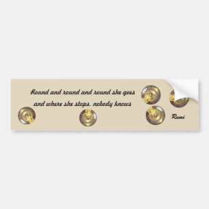Autocollant De Voiture Sticker de pare-chocs Pithy de RUMI