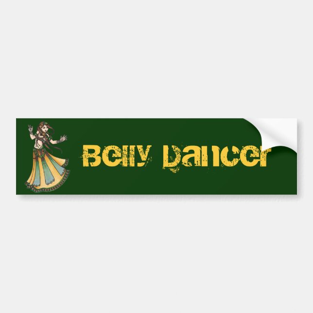 Autocollant De Voiture Sticker de pare-chocs pour danseur du ventre (Devant)