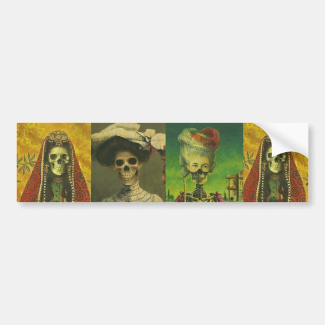 Autocollant De Voiture Sticker de pare-chocs Skeletons (Devant)
