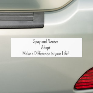 Autocollant De Voiture Sticker de pare-chocs Spy et Neuter