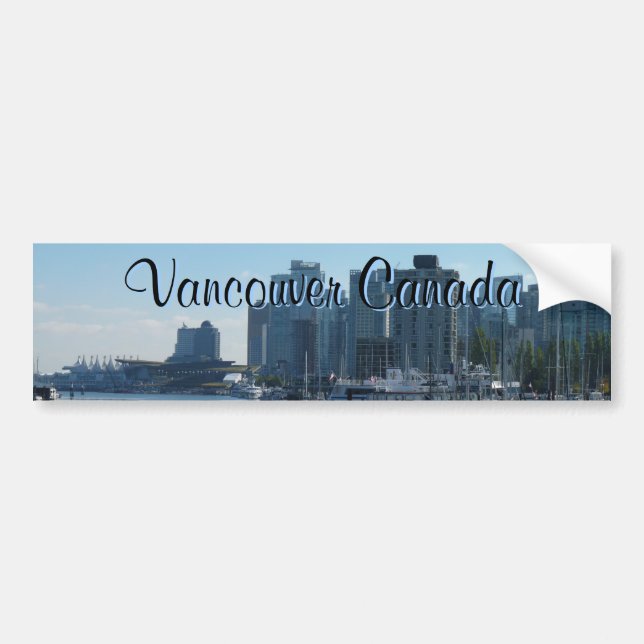 Autocollant De Voiture Sticker de pare-chocs Vancouver Cadeaux de souveni (Devant)