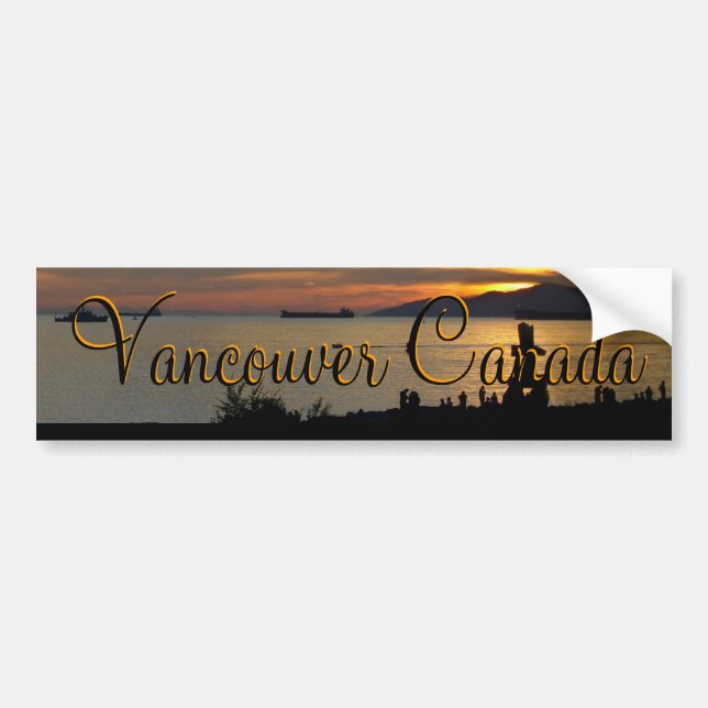 Autocollant De Voiture Sticker de pare-chocs Vancouver Cadeaux de souveni (Devant)