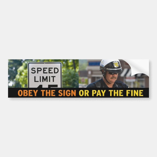 Autocollant De Voiture Sticker de protection limite de vitesse (Devant)