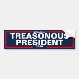 Autocollant De Voiture Sticker du président traître
